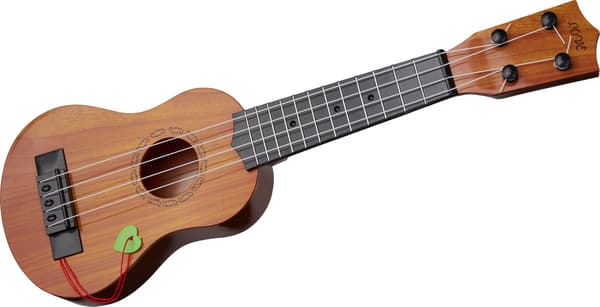 Ukulele i trä 43cm multifärg
