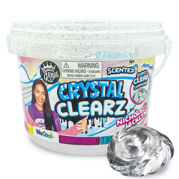 Compound Kings Crystal Clearz Slime Bucket multifärg