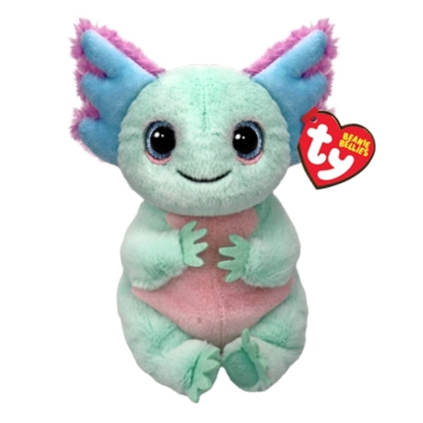 TY Beanie Bellies Alex Pastell Axolotl multifärg