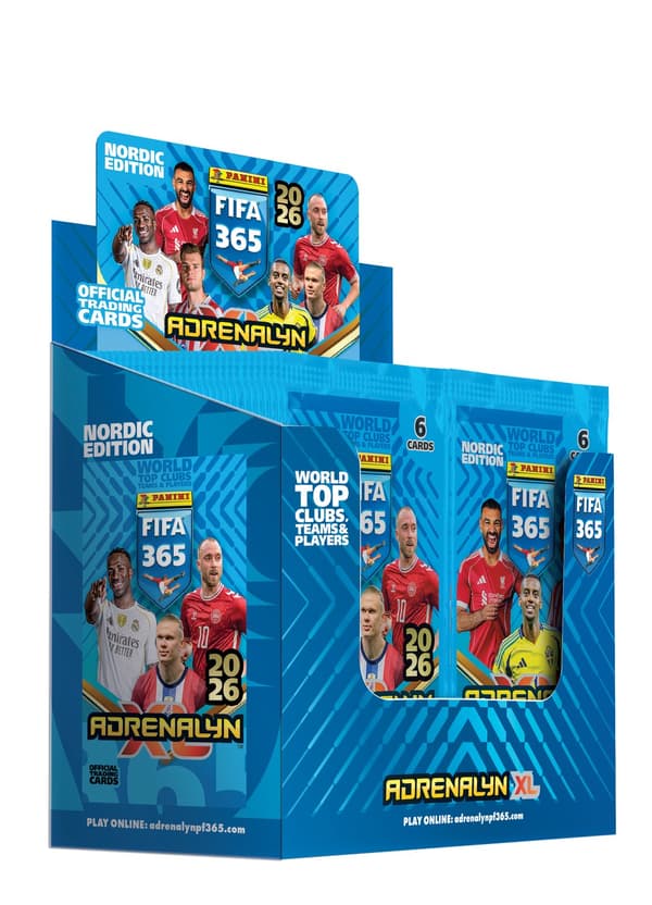 FIFA 365 2026 Booster Hel Box 50 paket multifärg