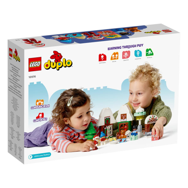 LEGO® DUPLO® Tomtens pepparkakshus 10976 multifärg