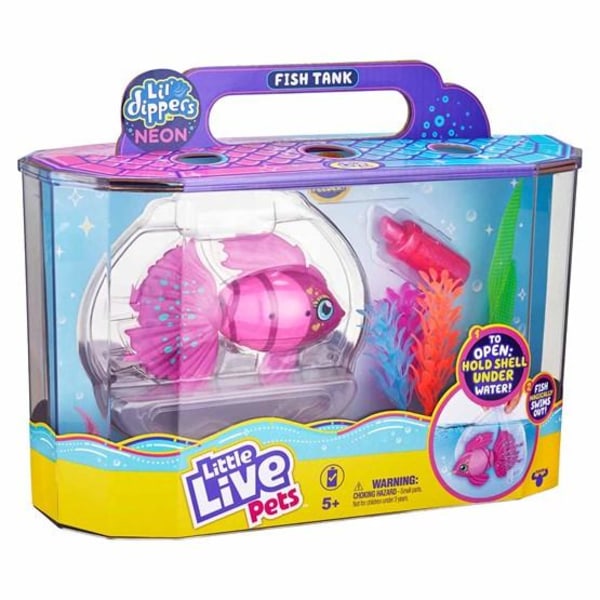 Little Live Pets Lil Dippers Neon Fisk i akvarium multifärg