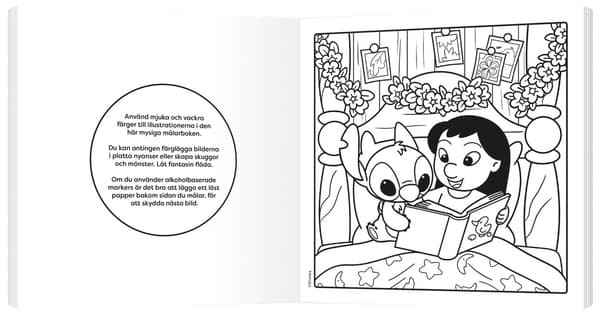 Lilo & Stitch Cozy Coloring Målarbok multifärg