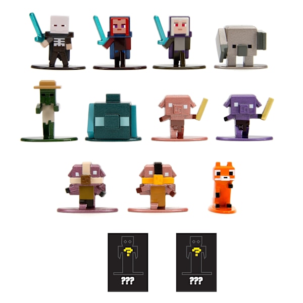 Minecraft Legends Nano Metalfigs Blind Pack multifärg