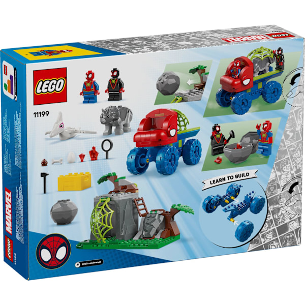 LEGO® Marvel Team Spideys räddning med Dino Crawler 11199