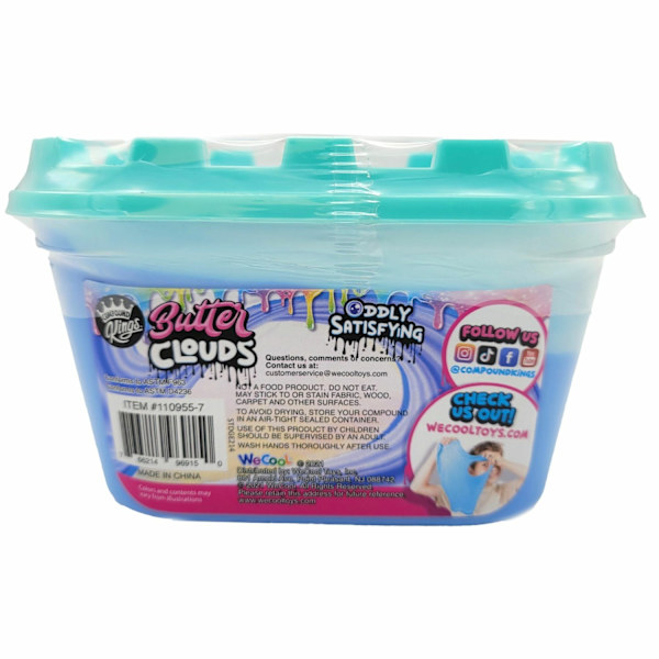 Compound Kings Butter Cloudz Blue Raspberry Scented 150g multifärg