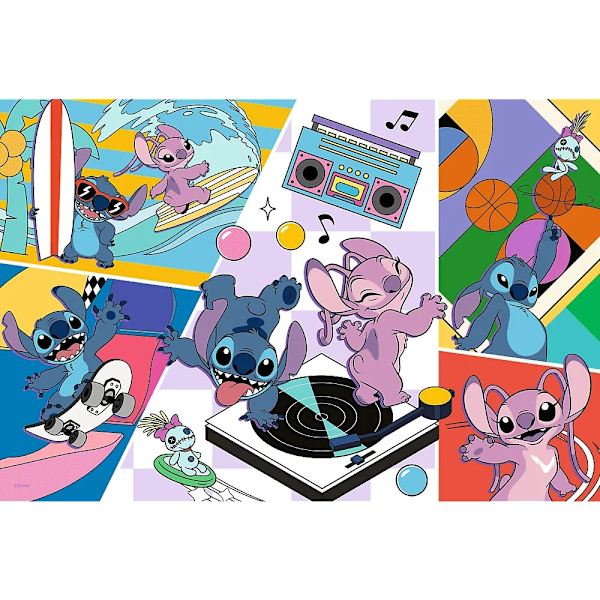 Trefl Disney Stitch Pussel 100 bitar 16473 multifärg