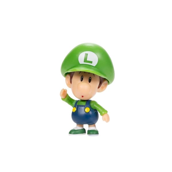 Super Mario Figur 5 cm Baby Luigi multifärg
