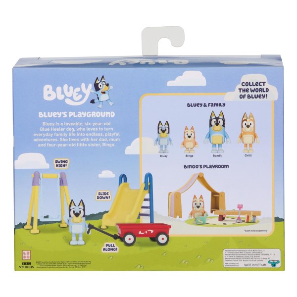 Bluey Blueys Playground Lekset multifärg