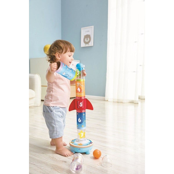 Hape Rocket Ball Air Stacker multifärg