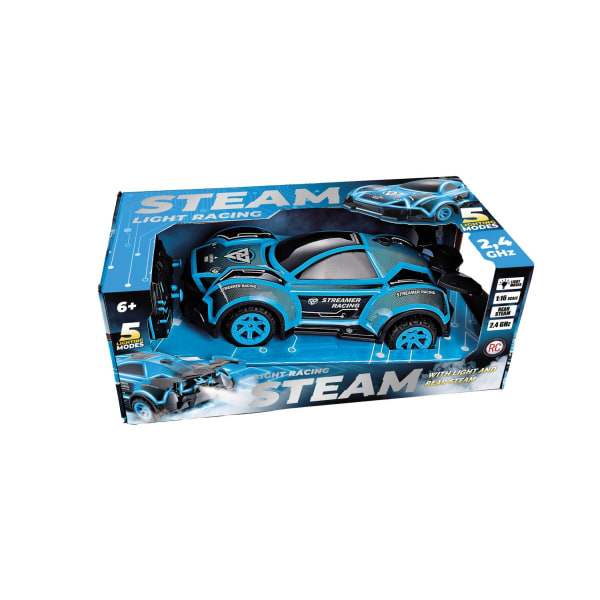 Steam Light Racing Radiostyrd Bil 1:16 Blå multifärg