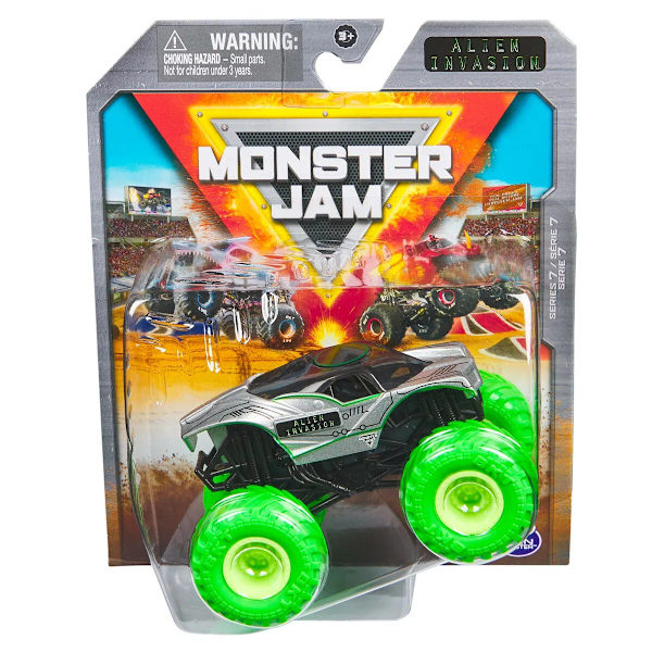 Monster Jam 1:64 S7 Alien Invasion multifärg