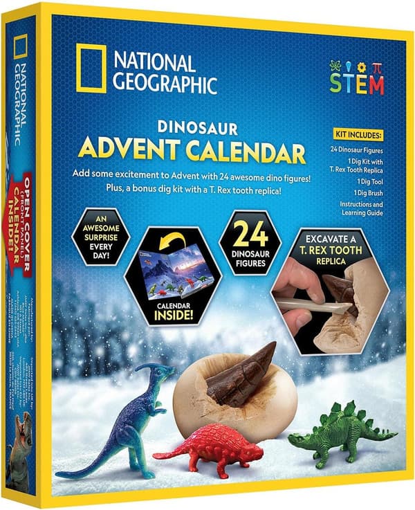 National Geographic Dinosaur Adventskalender 2026 multifärg