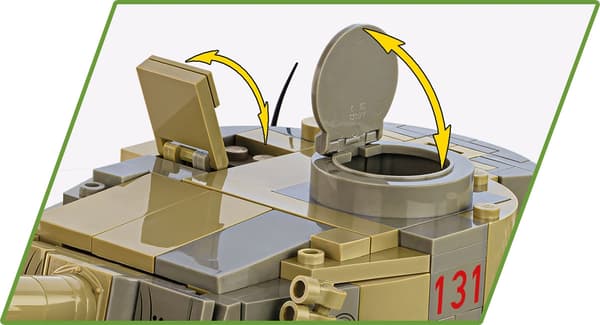 Cobi Panzer VI Tiger no131 1:28 2588 multifärg