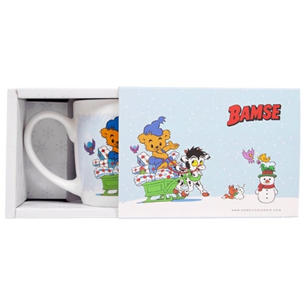 Bamse Mugg Bamses jul multifärg