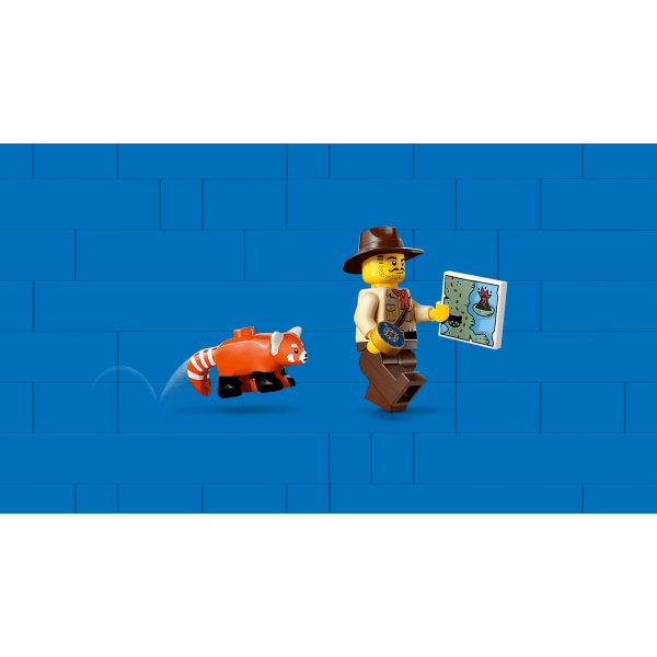 LEGO® City Djungeluppdrag med fyrhjuling och röd panda 60424 MultiColor