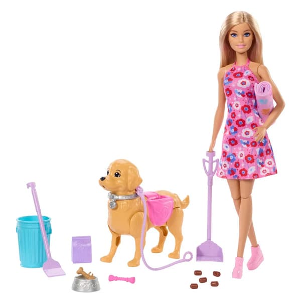 Barbie Walk & Potty Pup Malibu MultiColor