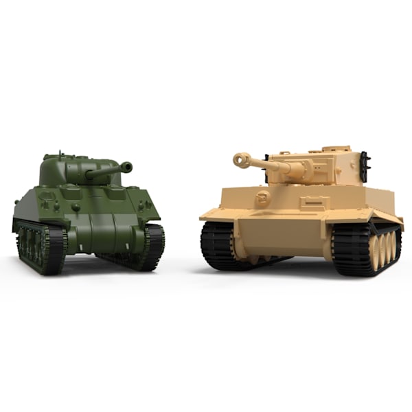 Airfix Classic Conflict Tiger 1 vs Sherman Firefly Vc 1:72 Modellbyggsats multifärg