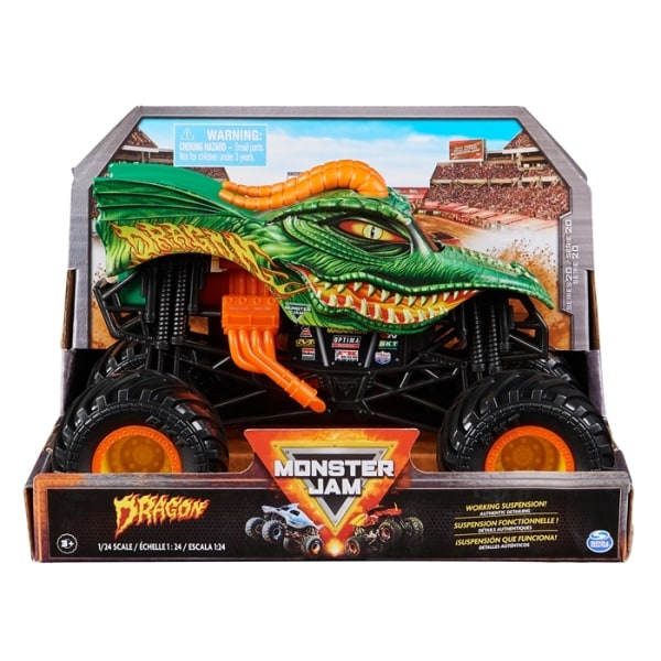 Monster Jam 1:24 Collector Truck Dragon multifärg