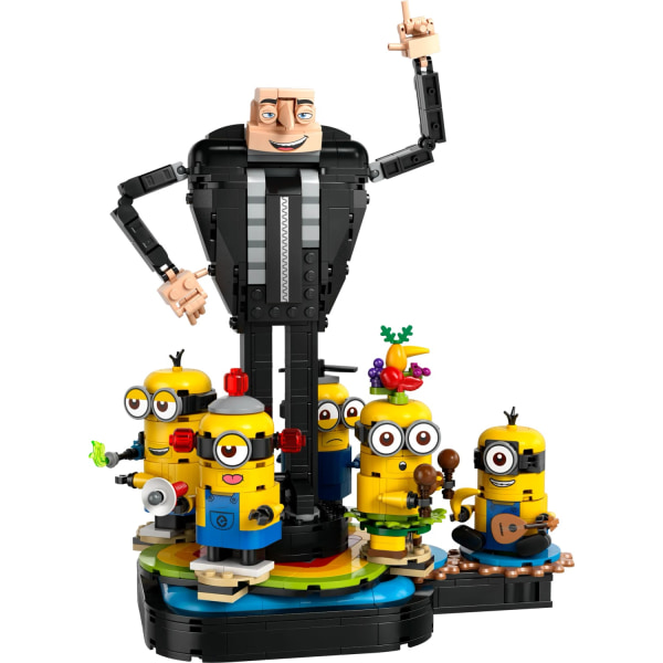 LEGO® Minions Klossbyggd Gru med minioner 75582 multifärg