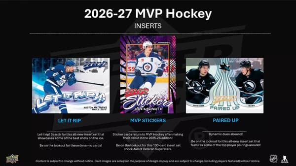 Upper Deck mvp NHL 2026-27 Booster multifärg