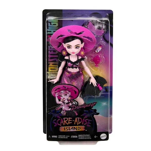 Monster High Scare-adise Island Draculaura Docka multifärg