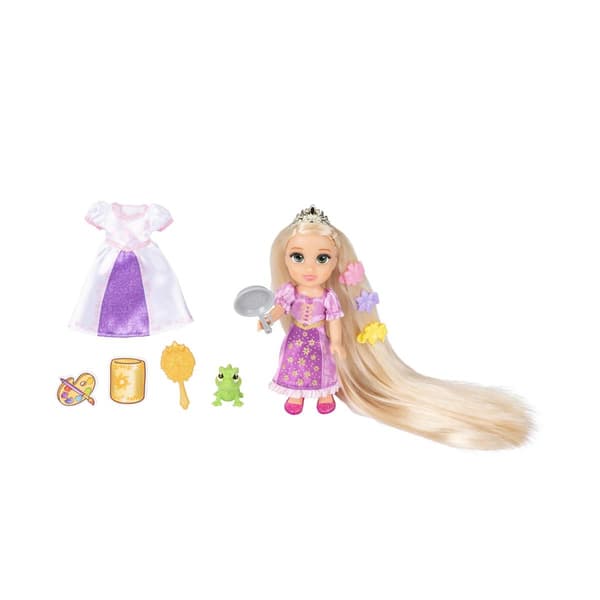 Disney Princess Rapunzel Docka med tillbehör 15cm multifärg