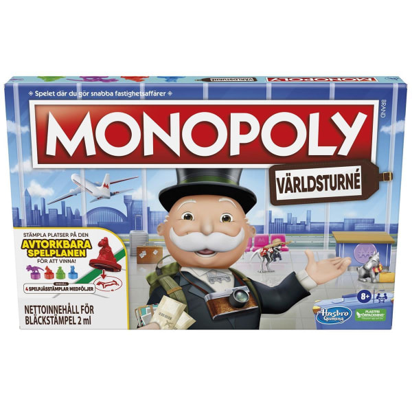 Monopoly Världturné SE multifärg