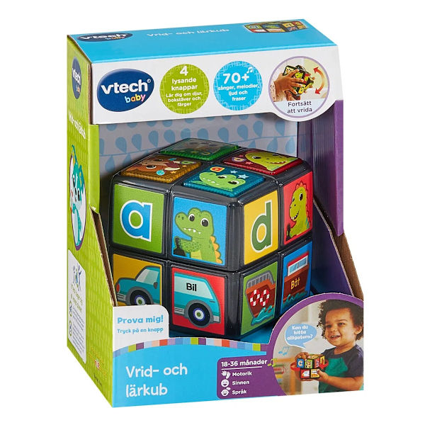 Vtech Vrid- och lärkub SE multifärg