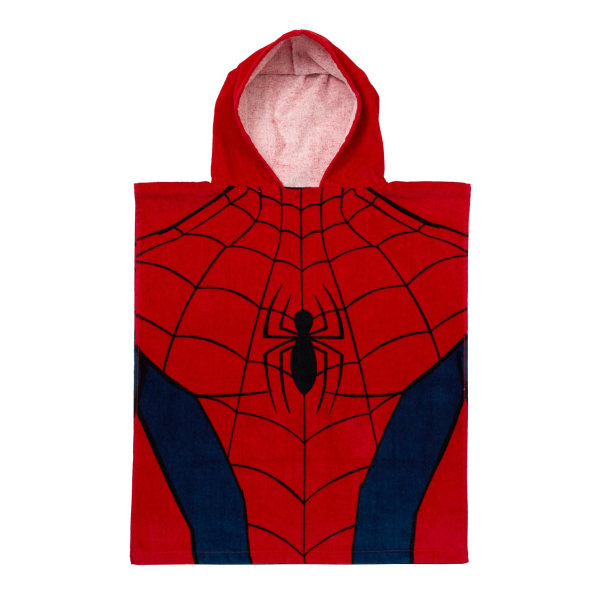 Spiderman Handduk Poncho 50x115cm multifärg