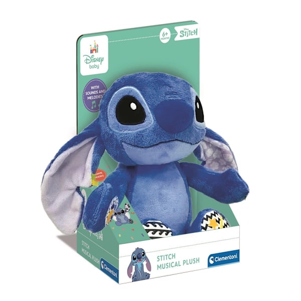 Disney Baby Stitch Mjukdjur med ljud multifärg