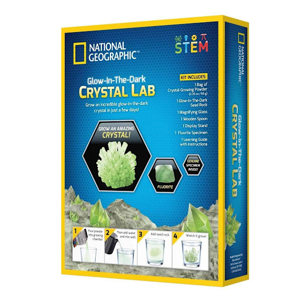 National Geographic Glow-in-the-Dark Crystal Lab Lila