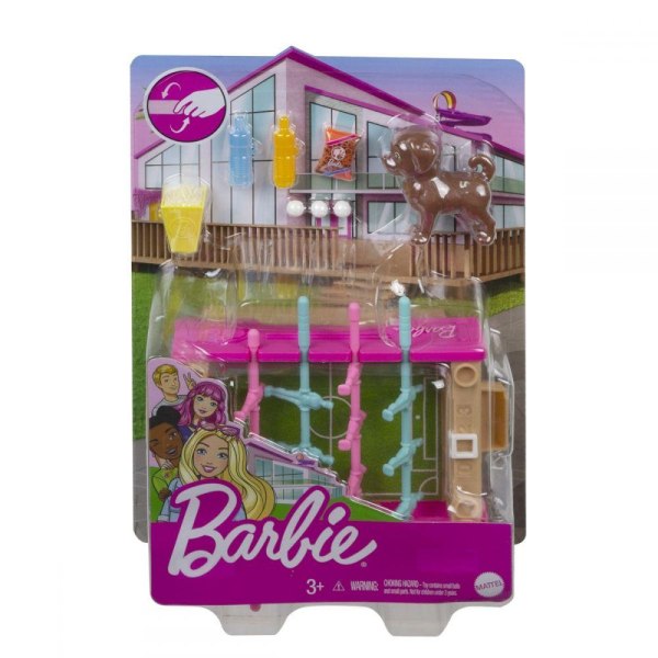 Barbie Mini Lekset med husdjur Fotboll multifärg