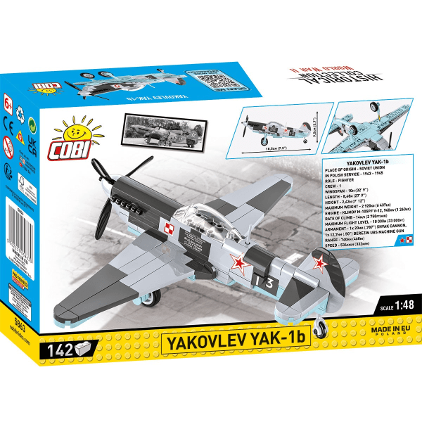 Cobi Yakolev YAK-1b 1:48 5863 multifärg