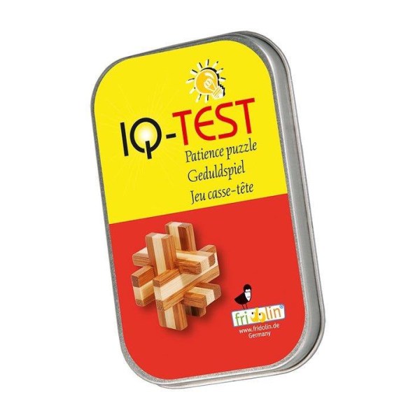 IQ-test Bambu 3D-pussel i metallask Tålamodsbrädor multifärg