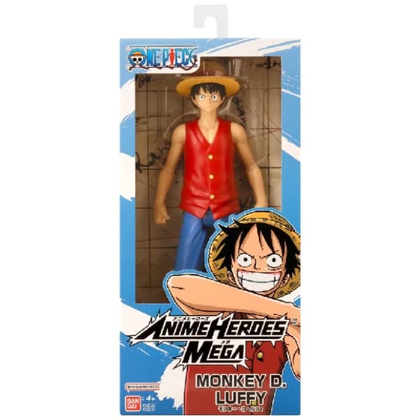 Bandai One Piece Anime Heroes Mega Monkey D. Luffy multifärg