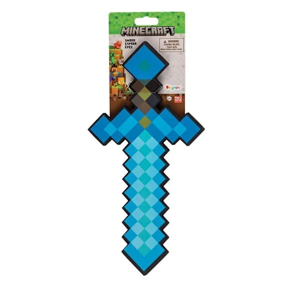 Minecraft Sword Diamond Skumsvärd Litet multifärg