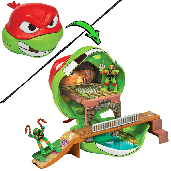 Turtles Big Mouth Huvud Lekset Raphael multifärg