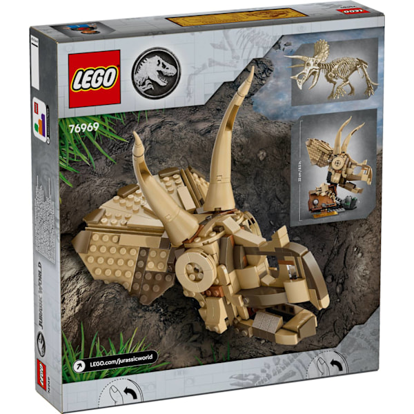 LEGO® Jurassic World Dinosauriefossiler: Triceratopsskalle 76969