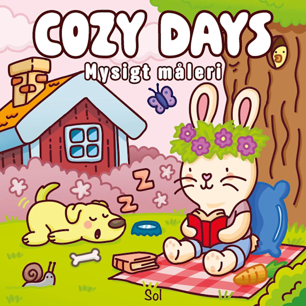 Cozy Days Målarbok multifärg
