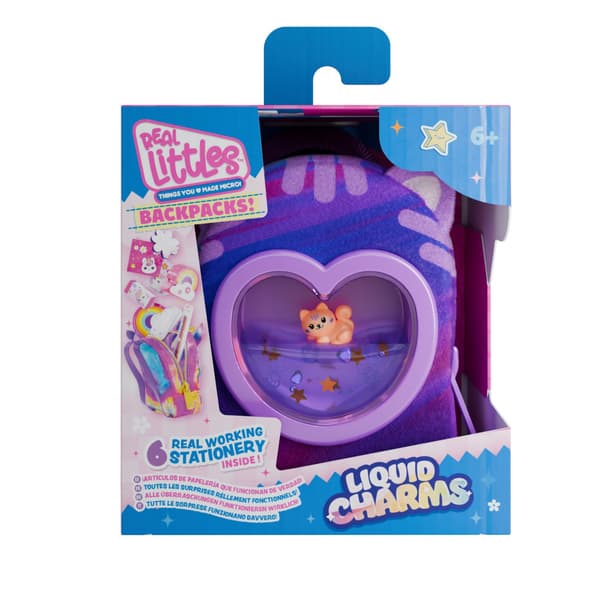 Real Littles Backpacks Liquid Charms Katt