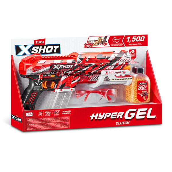 X-Shot Hyper Gel Clutch Blaster
