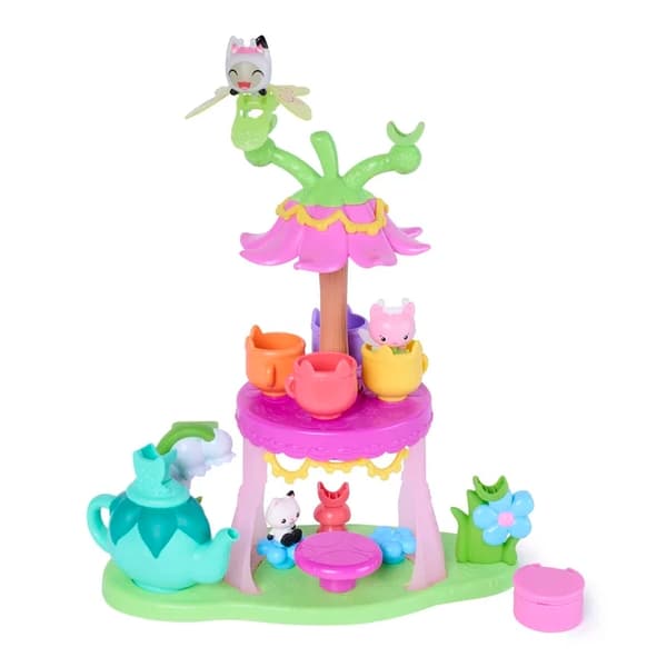 Gabby's Dollhouse Flutter-riffic Tea Party Lekset multifärg