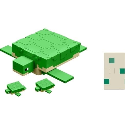 Minecraft Figur Turtle multifärg