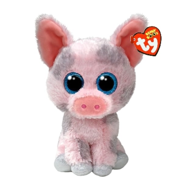 TY Beanie Boos Hambone Rosa Gris reg multifärg
