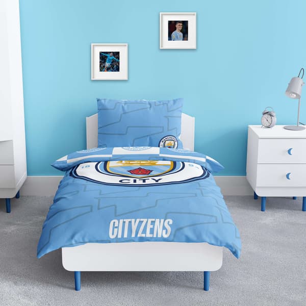 Manchester City Bäddset 150x210cm multifärg