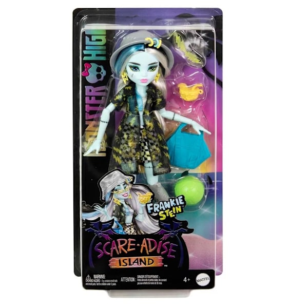 Monster High Scare-adise Island Frankie Stein Docka multifärg