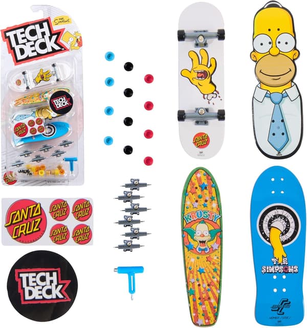 Tech Deck Skate 4-pack The Simpsons multifärg