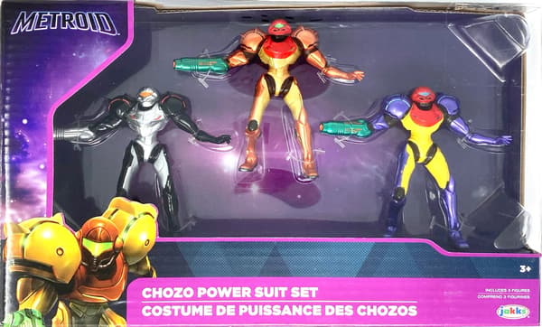 Metroid Chozo Power Suit Set Figurer multifärg