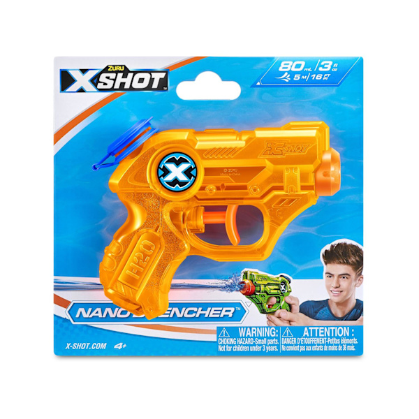 X-Shot Nano Drencher Vattenpistol Orange multifärg